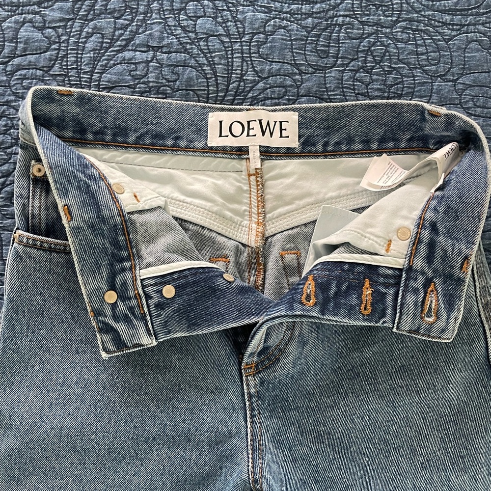 Brand new Loewe Appliquéd cropped jeans size 34 - Picture 4 of 8
